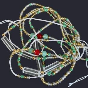 Mint Green Adjustable Waist Beads